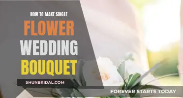 Creating a Single Flower Wedding Bouquet: A Step-by-Step Guide