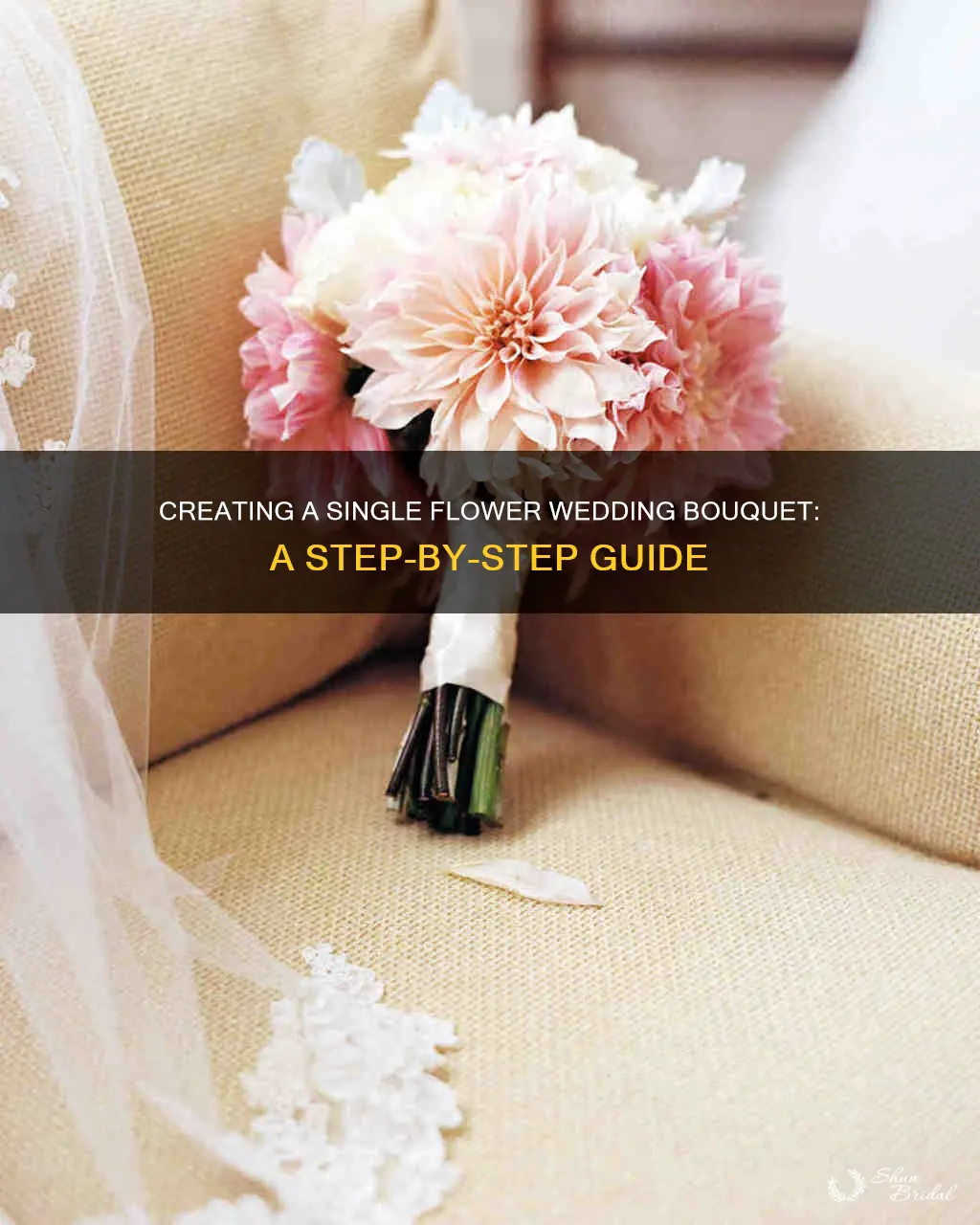 how to make single flower wedding bouquet