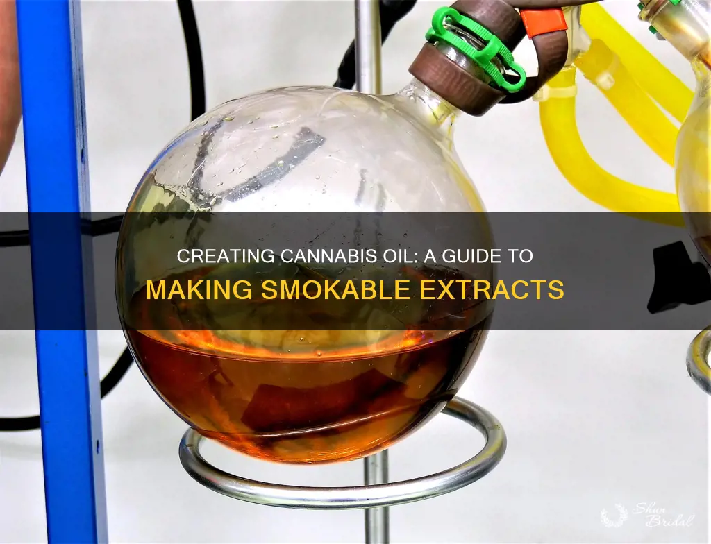 how to make smokble oil from wed