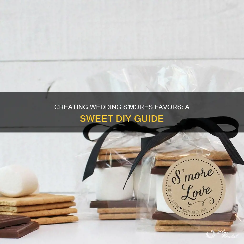 how to make smores wedding favors