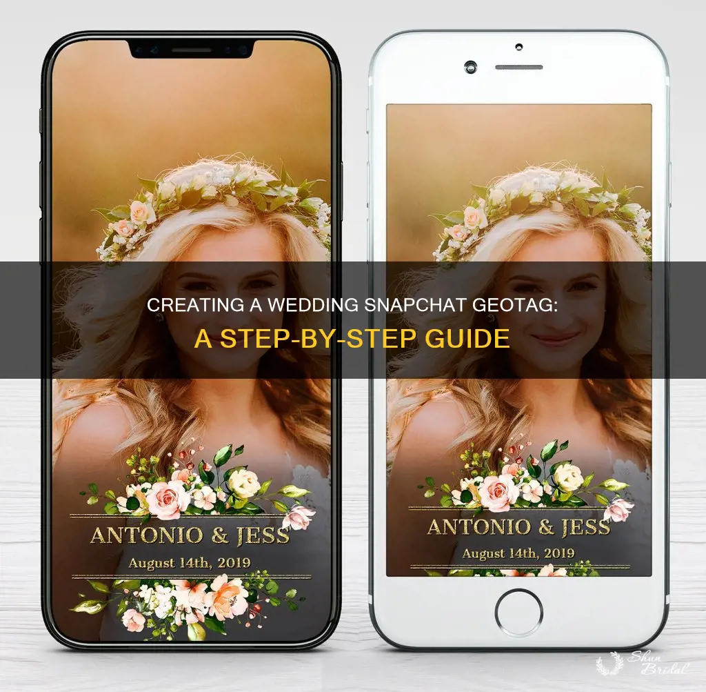 how to make snapchat geotag for wedding