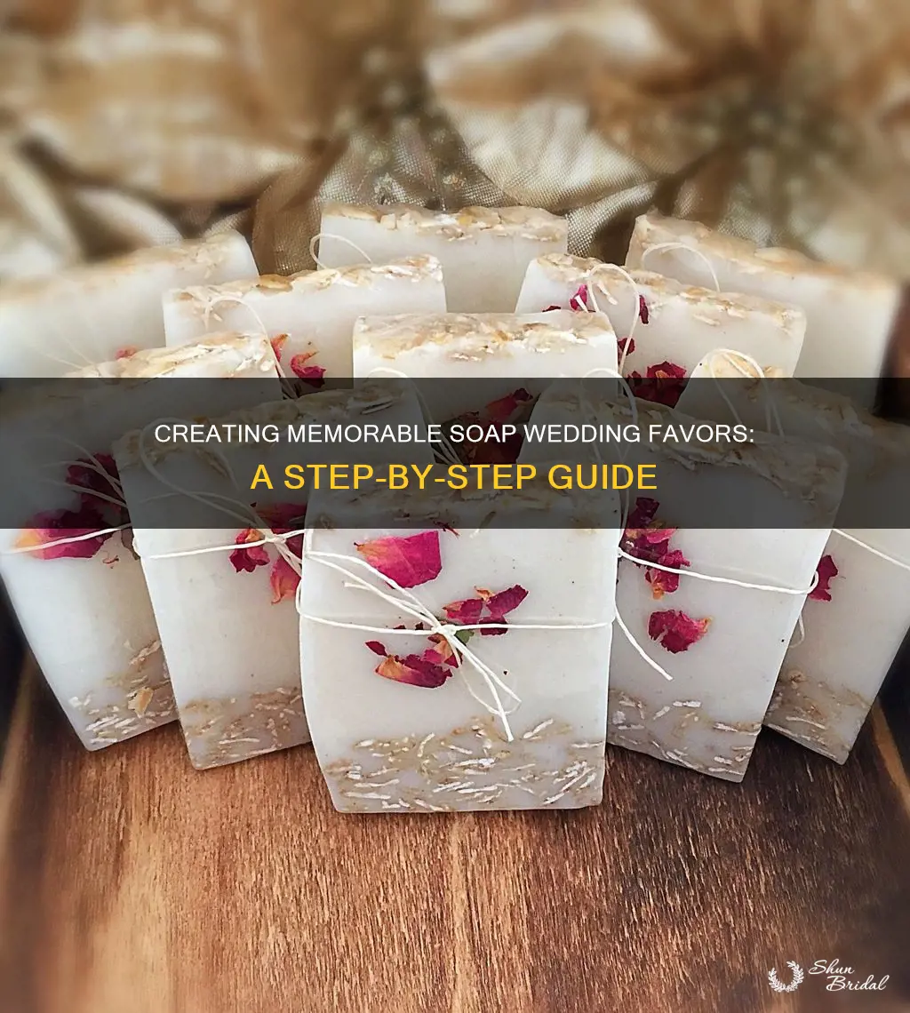 how to make soap wedding favors