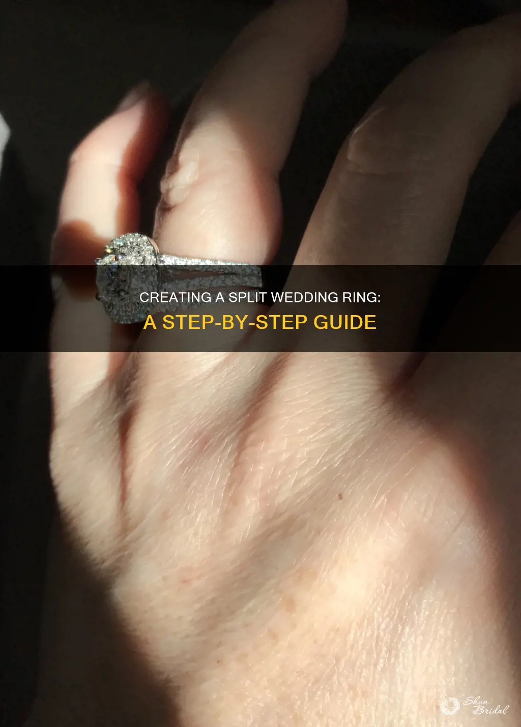 how to make split wedding ring