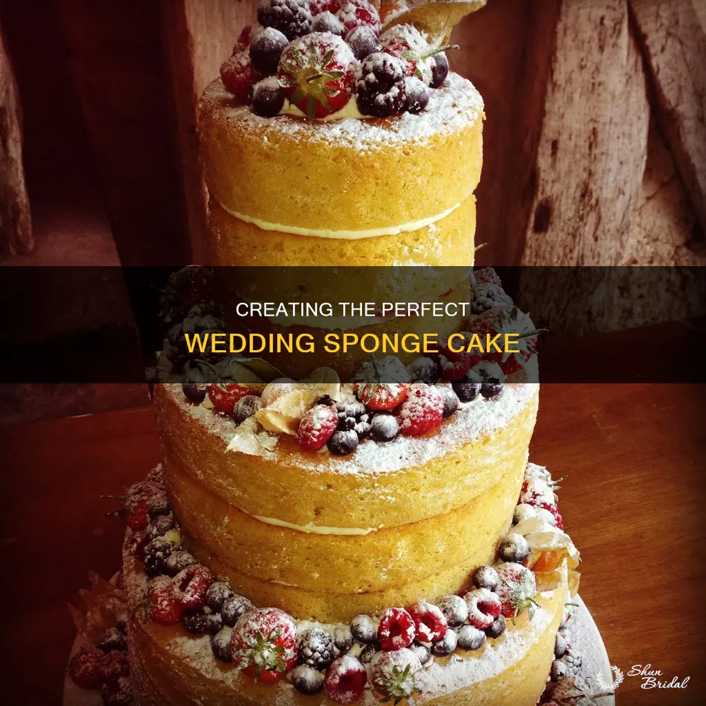 how to make sponge cake for wedding