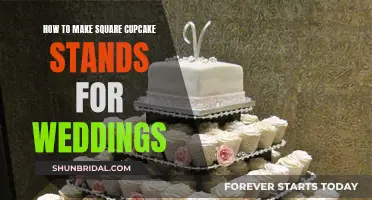 Creative Square Cupcake Stands for Your Wedding Day