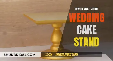 Crafting a Square Wedding Cake Stand: A Step-by-Step Guide