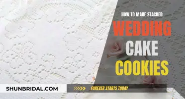 Creating Stacked Wedding Cake Cookies: A Step-by-Step Guide