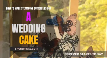 Steampunk Butterflies: Crafting Wedding Cake Toppers