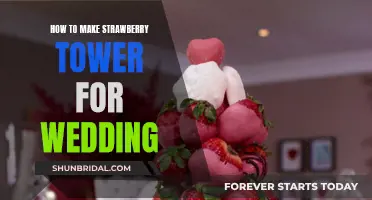 Strawberry Tower Tutorial for Your Wedding