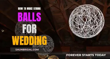 Creating String Balls: A Guide for Wedding Decor