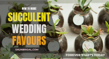 Crafting Succulent Wedding Favors: A Creative Guide