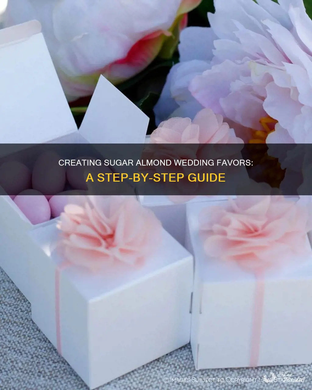 how to make sugar almond wedding favours