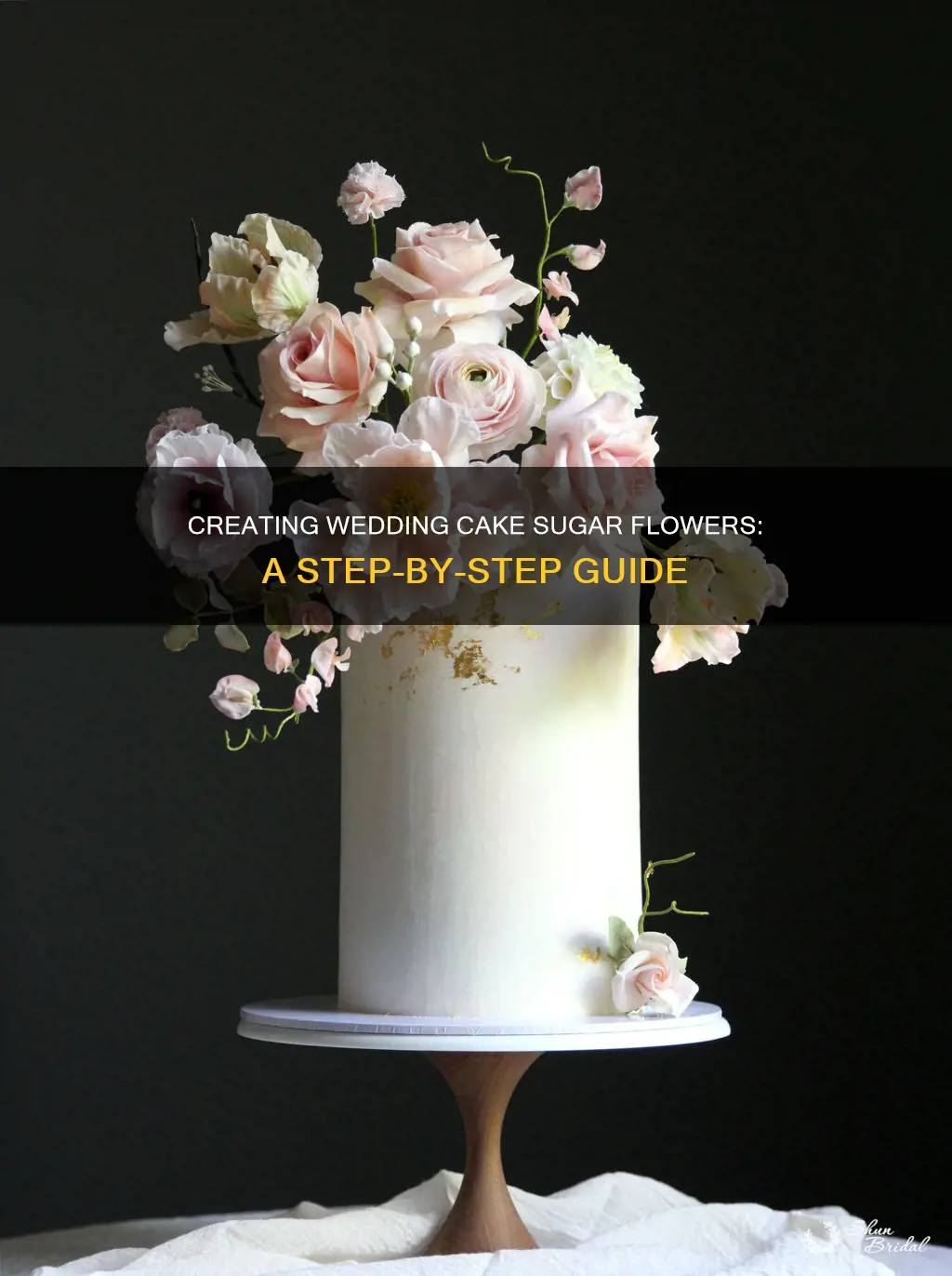 how to make sugar flowers for wedding cake