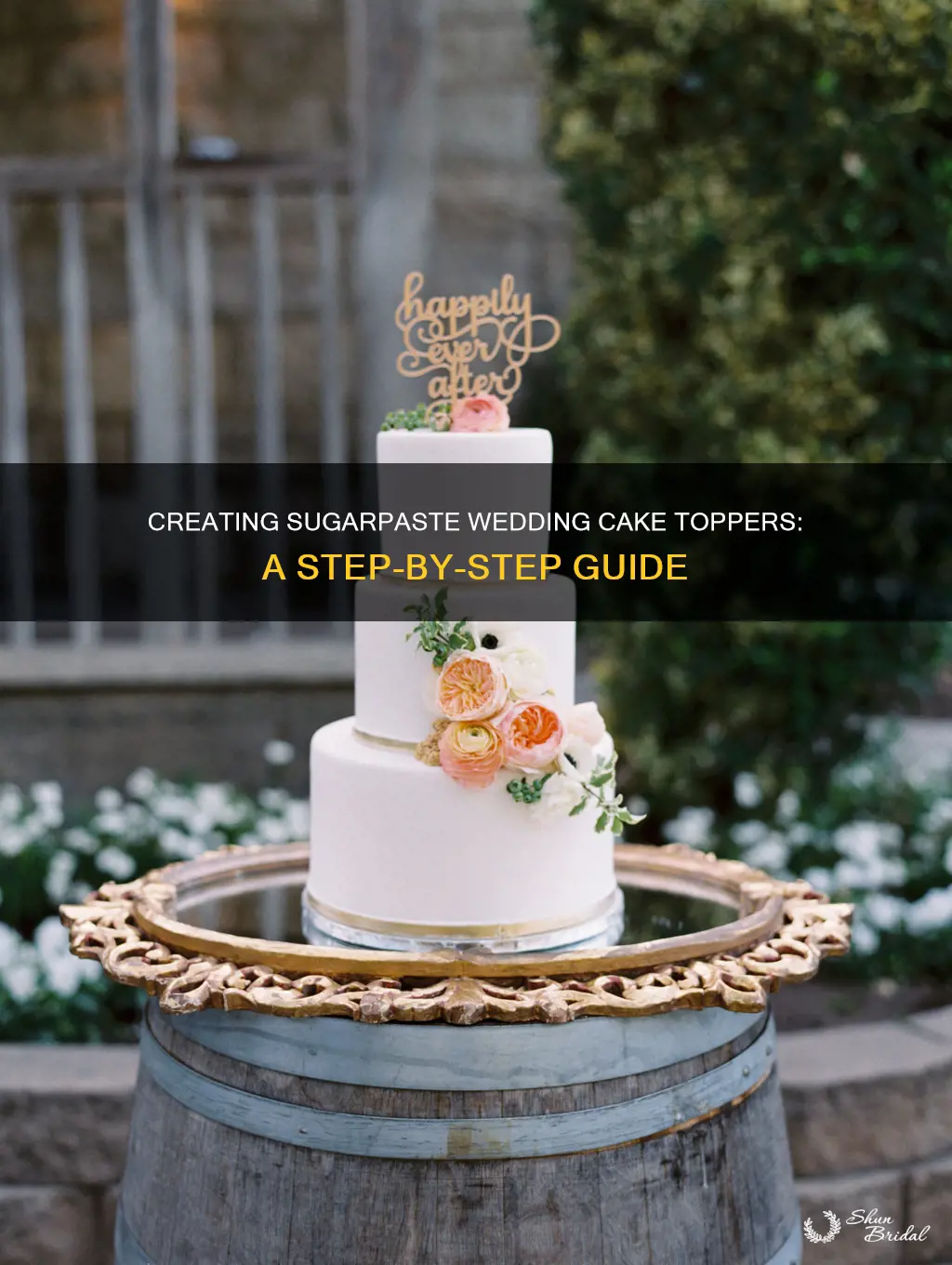 how to make sugarpaste wedding cake toppers