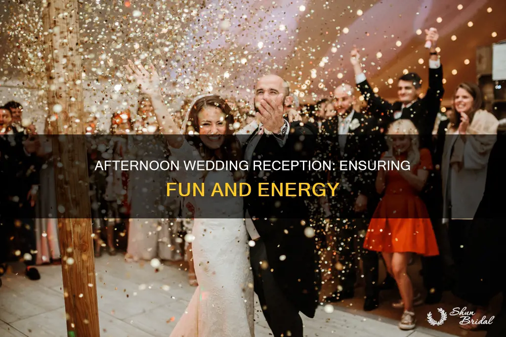 how to make sure an afternoon wedding reception is fun