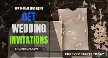 Ensure Wedding Invites Reach Your Guests