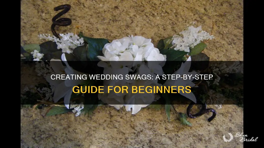 how to make swags for weddings