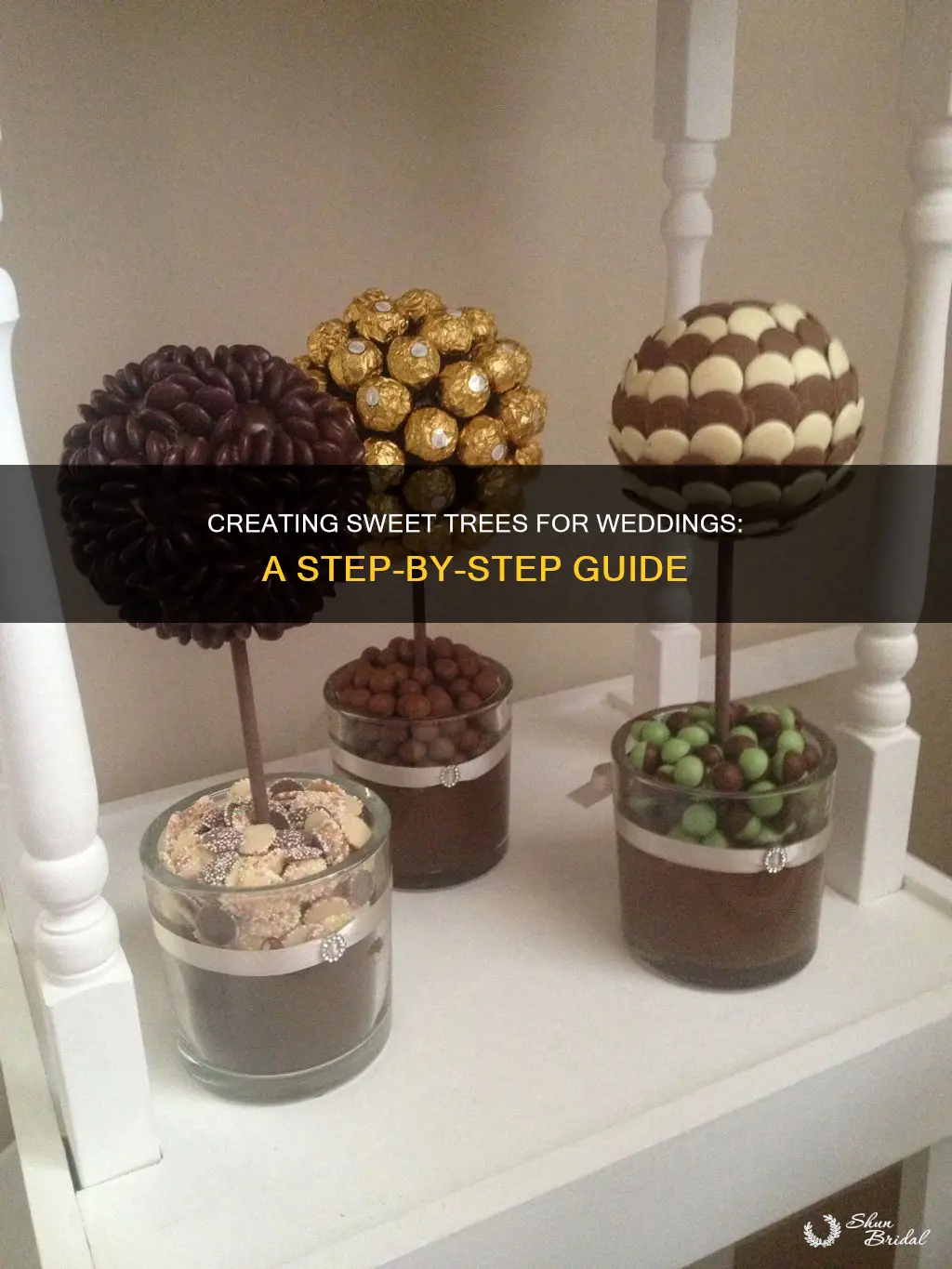 how to make sweet trees for weddings