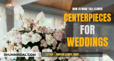 Crafting Tall Flower Centerpieces for Your Wedding Day