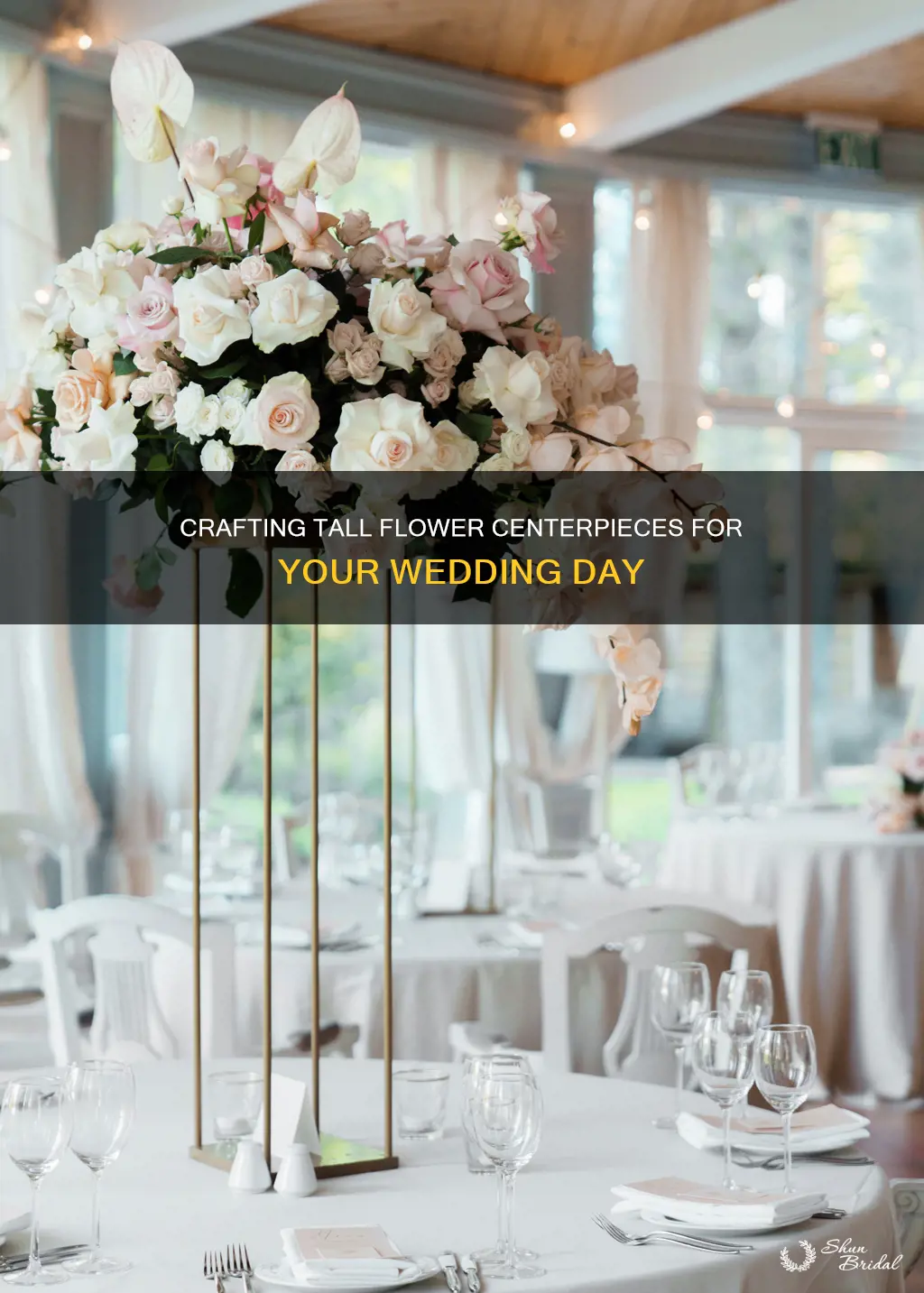 how to make tall flower centerpieces for weddings