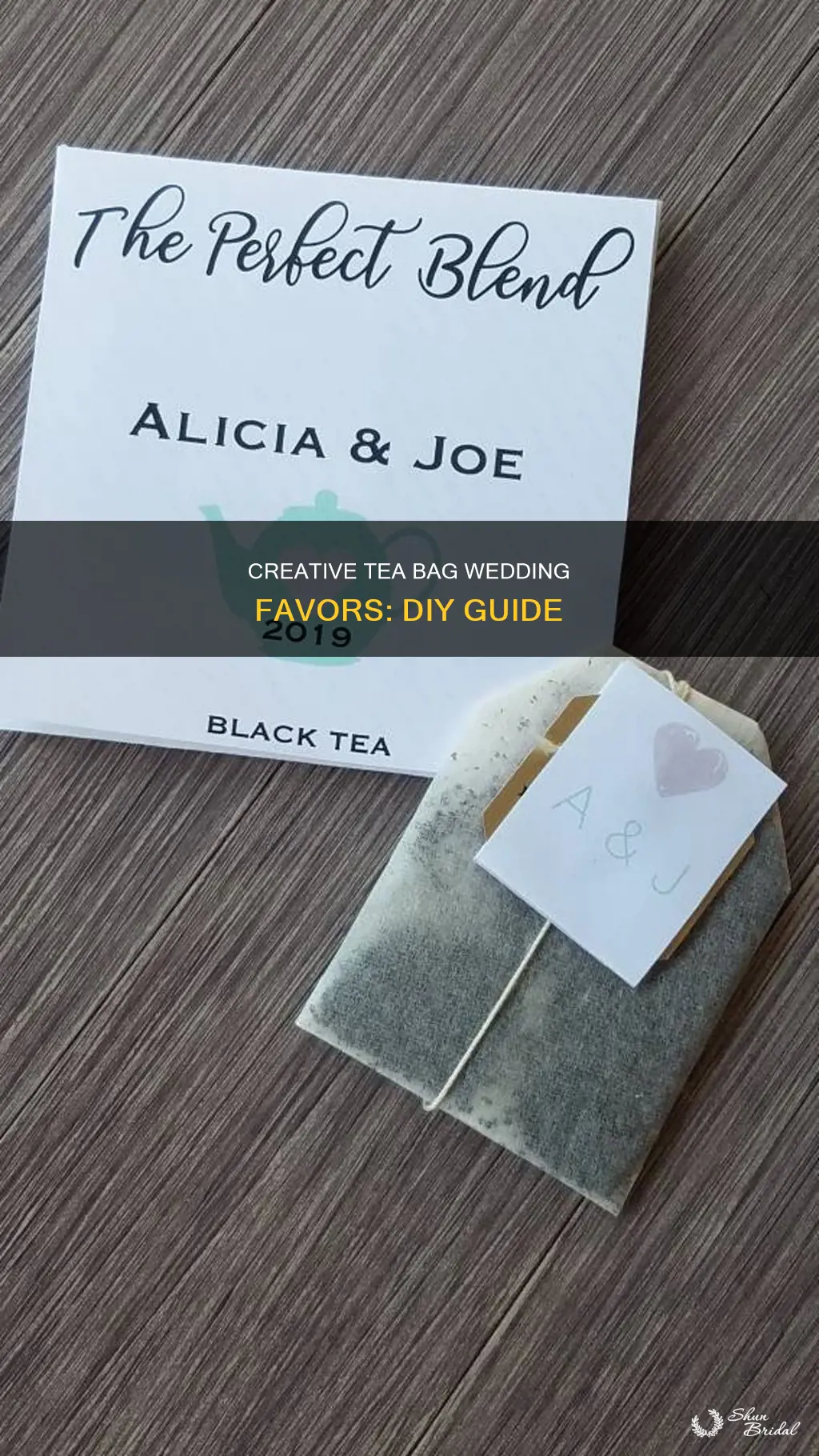 how to make tea bag wedding favors