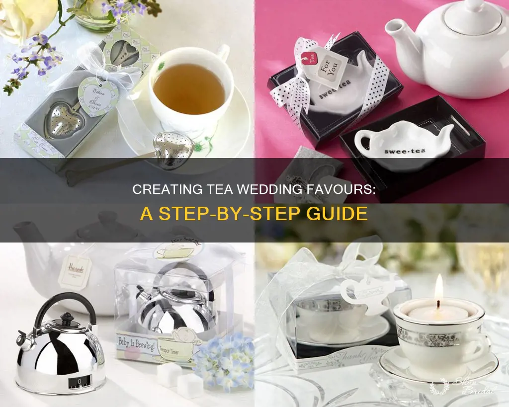 how to make tea wedding favours