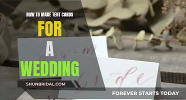 Crafting Tent Cards for Your Wedding: A Step-by-Step Guide