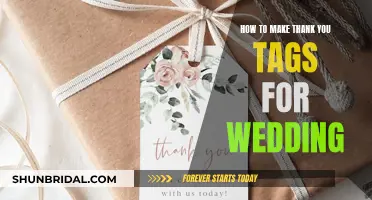 Crafting Personalized Wedding Thank You Tags: A Step-by-Step Guide