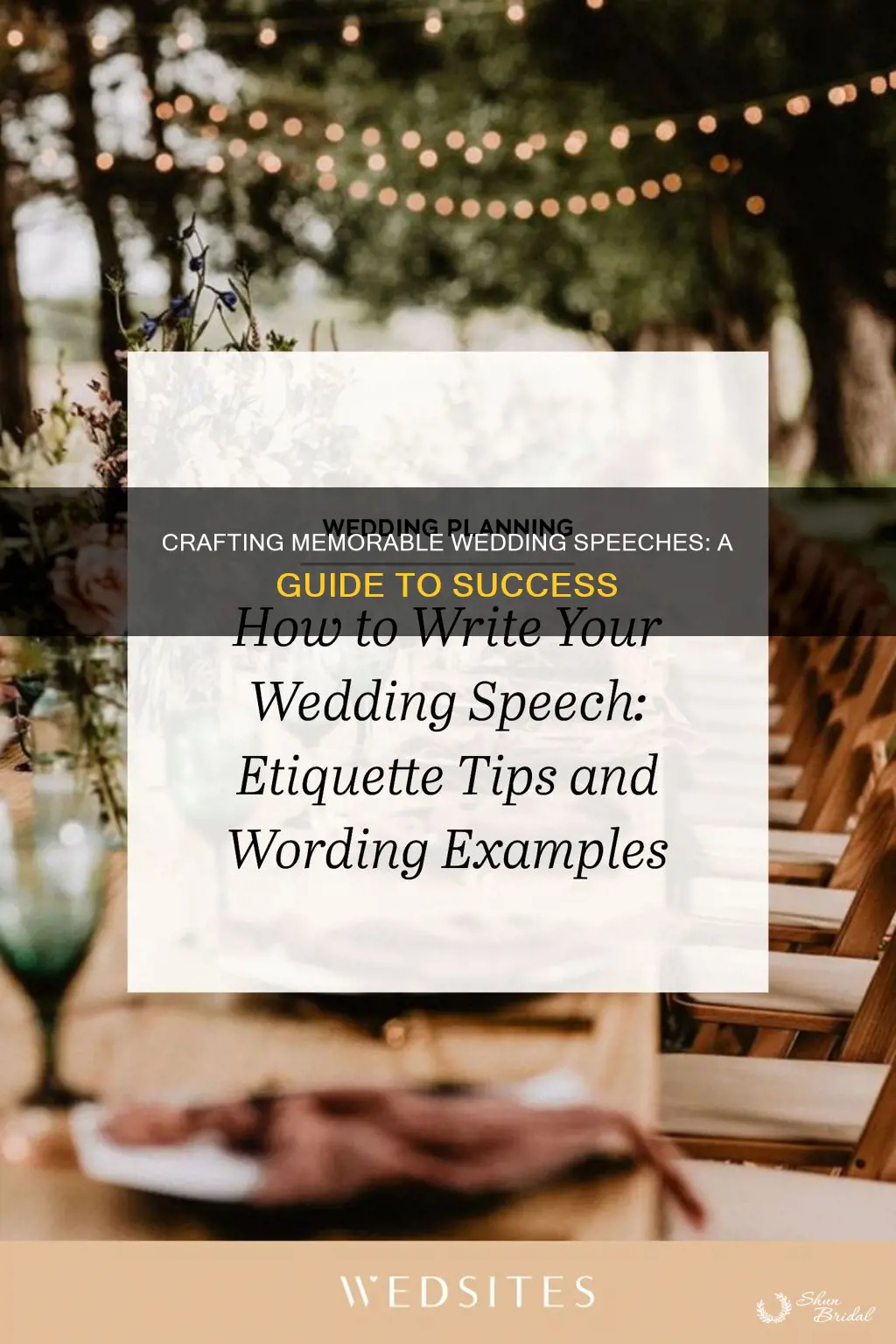 how to make the best wedding speech