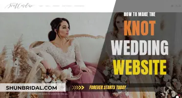 Creating a Wedding Website: The Knot Guide