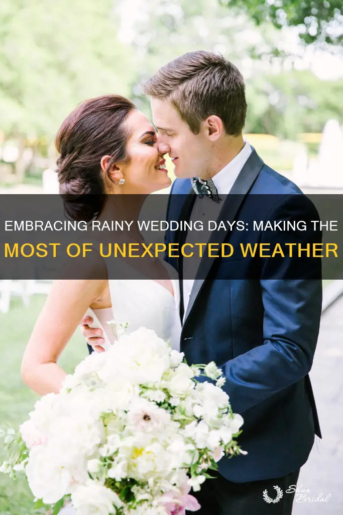 how to make the most of a rainy wedding