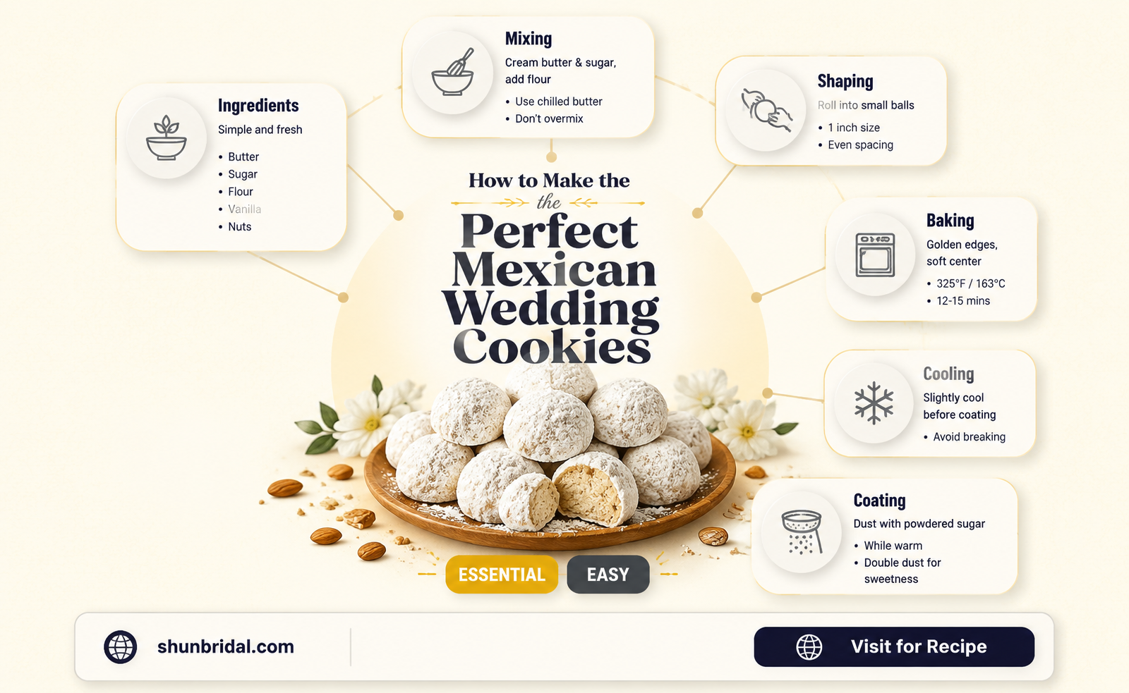 are mexican wedding cookies hard