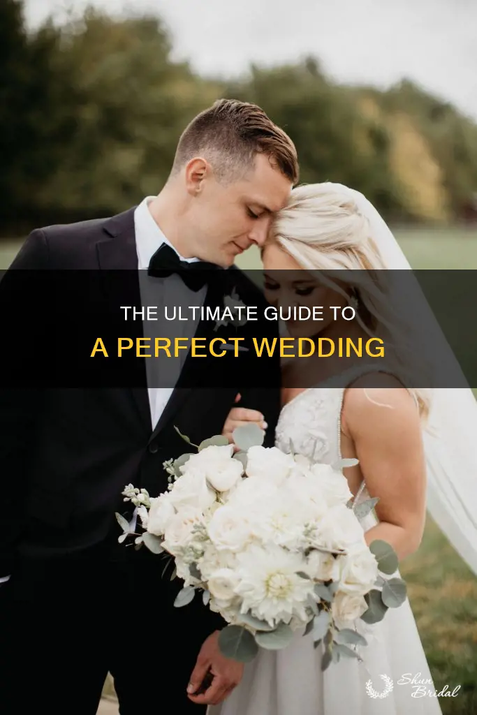 how to make the perfect wedding