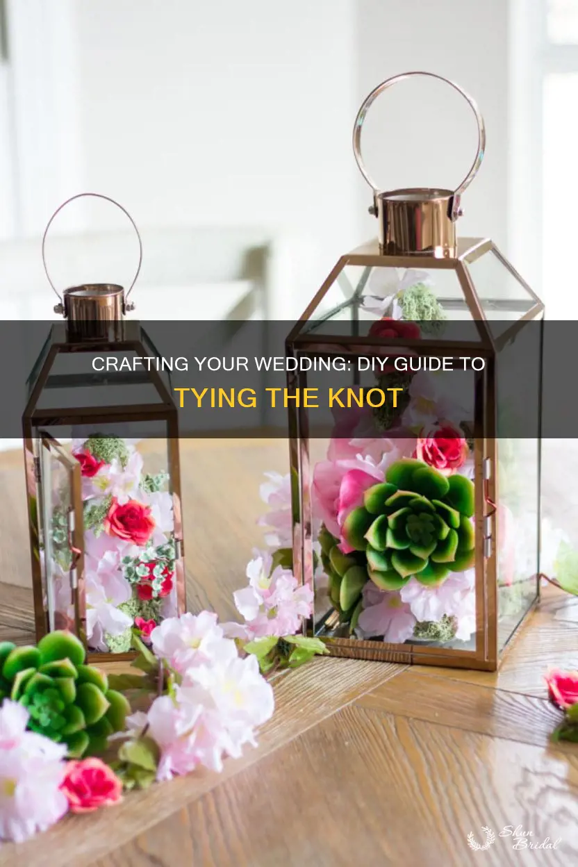 how to make things for your own wedding