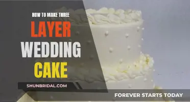 Creating a Delicious Three-Tiered Wedding Cake Masterpiece