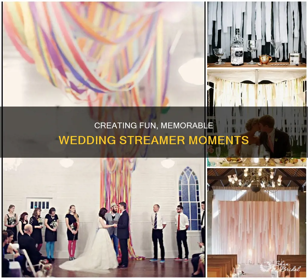 how to make throwable wedding streamers