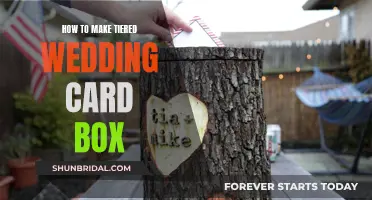 Creating a Beautiful Tiered Wedding Card Box