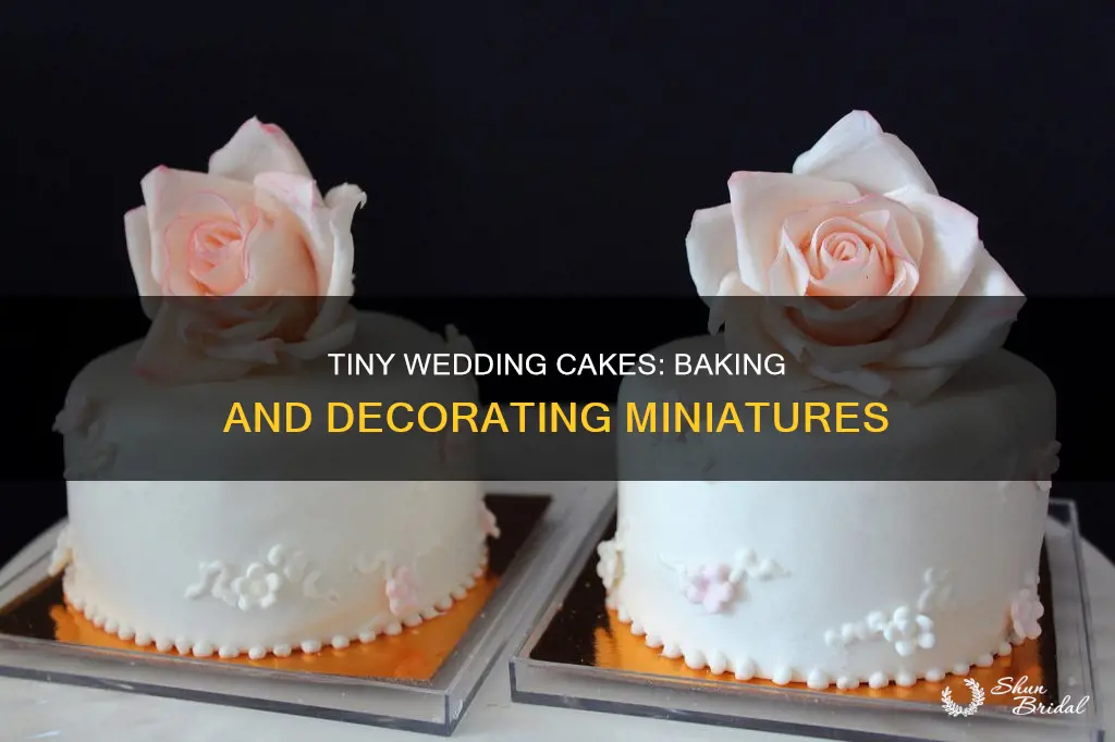 how to make tiny wedding cakes