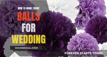 Tissue Balls: DIY Wedding Decorations with a Personal Touch