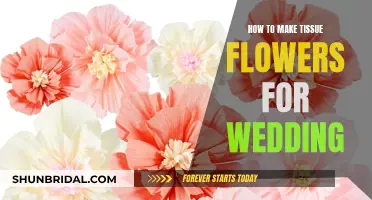 Create Beautiful Tissue Flowers for Your Wedding Day