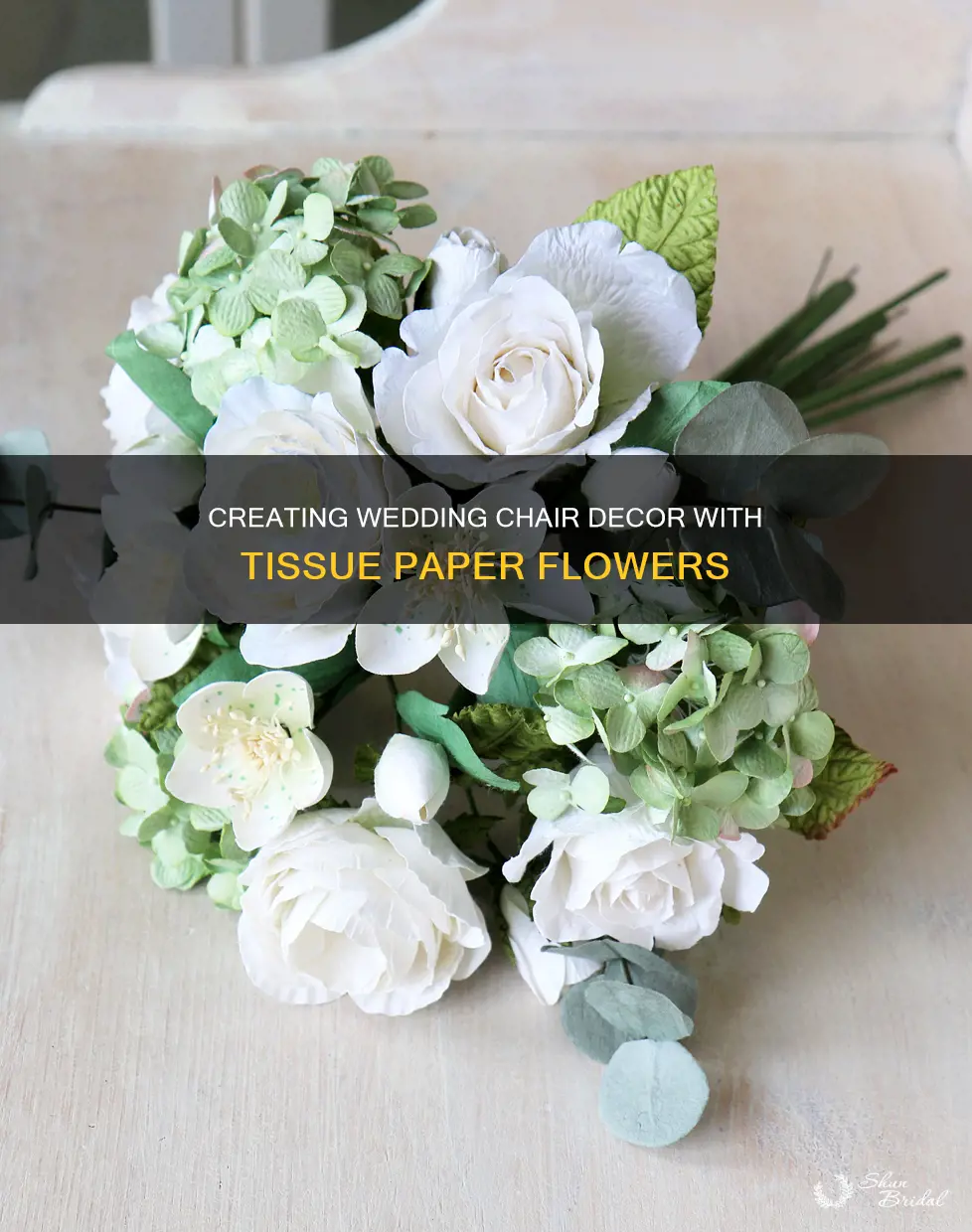 how to make tissue paper flowers for wedding chairs