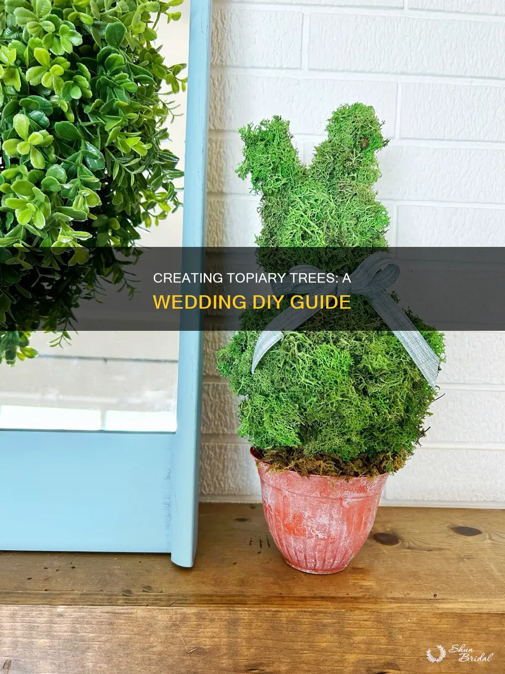 how to make topiary trees for weddings