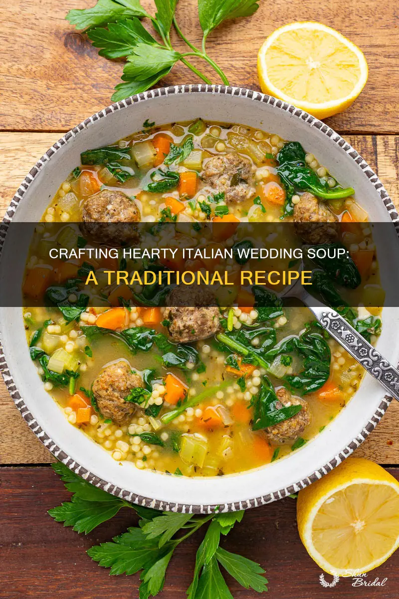 how to make traditional italian wedding soup