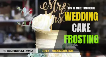 Traditional Wedding Cake Frosting: A Step-by-Step Guide