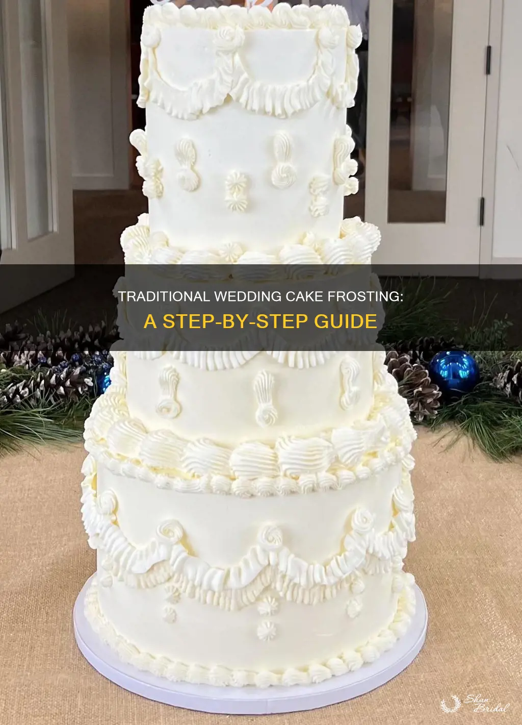 how to make traditional wedding cake frosting