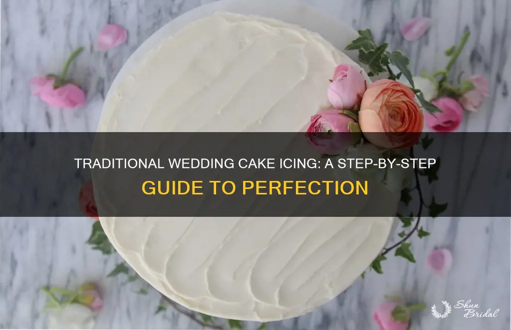 how to make traditional wedding cake icing