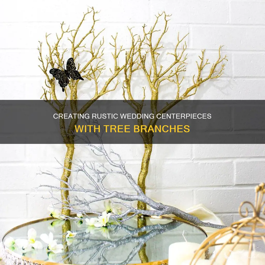 how to make tree branch centerpieces for weddings