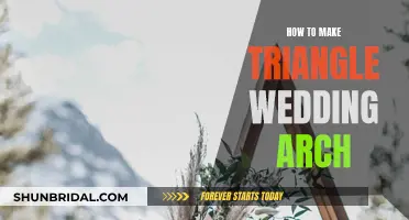 Creating a Triangle Wedding Arch: A Step-by-Step Guide