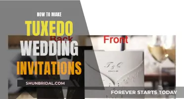 Creating Tuxedo Wedding Invites: A Step-by-Step Guide