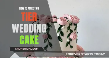 Crafting a Delicious Two-Tier Wedding Cake